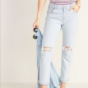 Old Navy Distressed Boyfriend Jeans